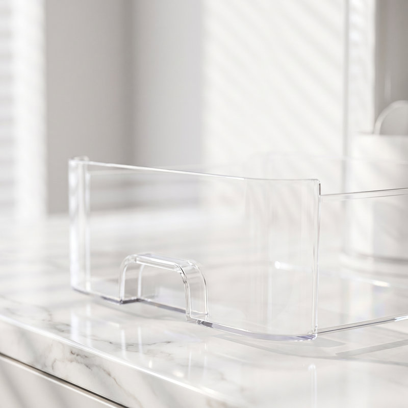Boîte de rangement pour cosmétiques pour meuble-lavabo, White