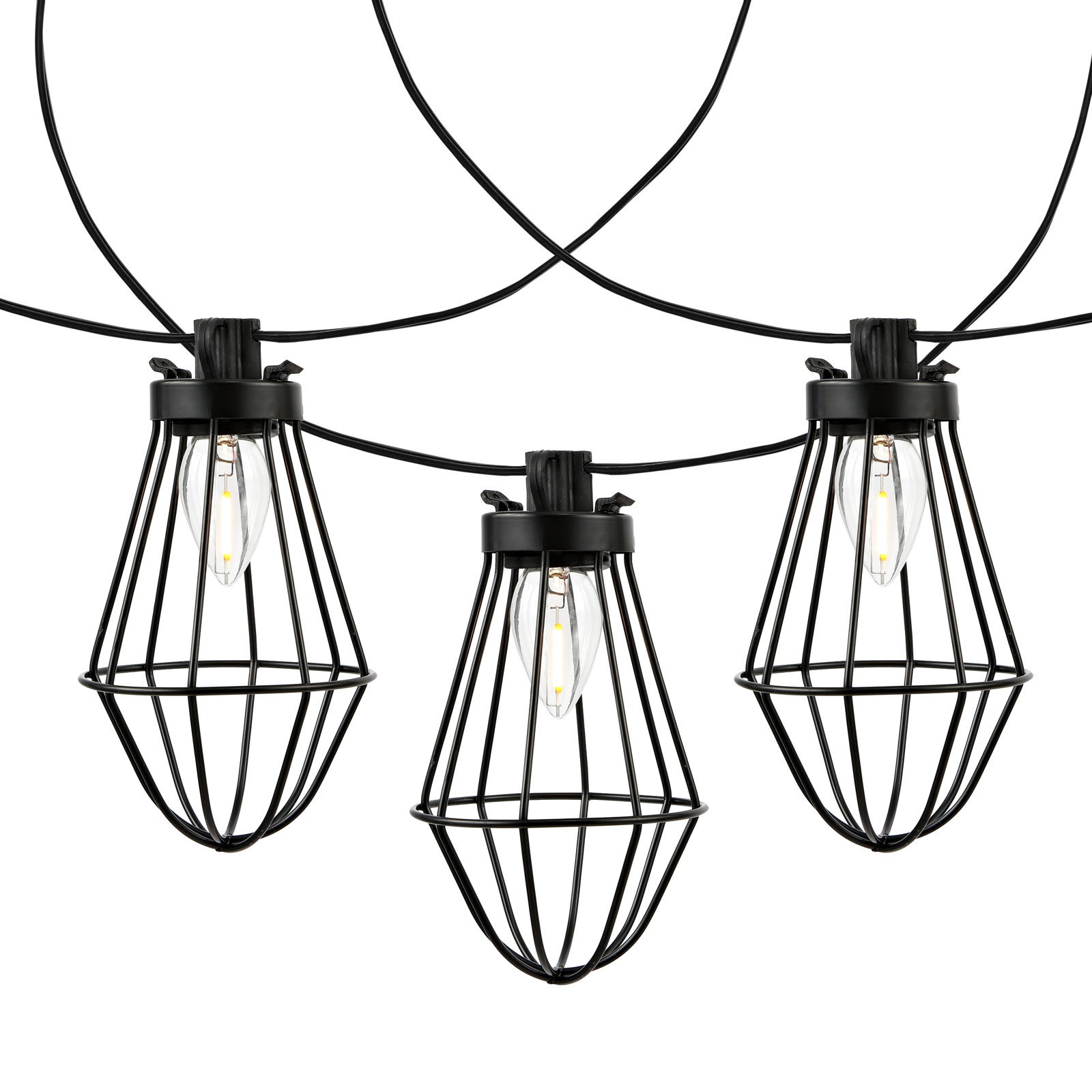 Baltimore 120'' Teardrop Caged String Lights