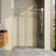 Porte de douche coulissante simple sans cadre avec verre transparent de 3/8 po (10 mm) Opal Mirage MCOCOD l 62 à 66 po x H 76 po-78632766