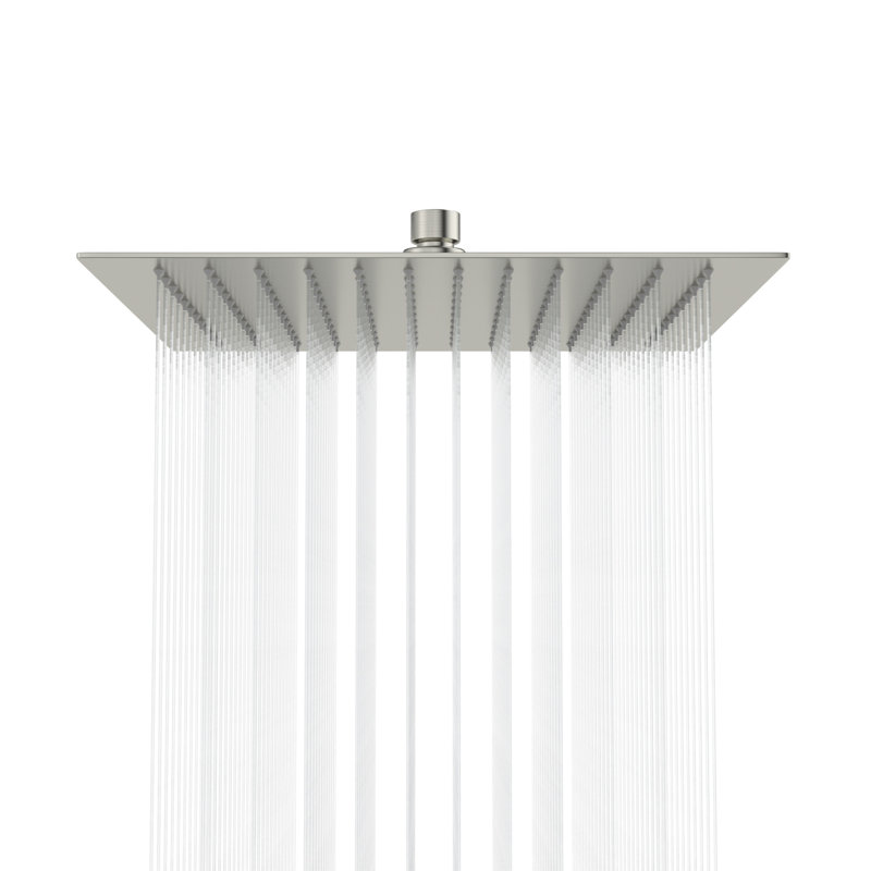 Rain Rain Shower Head 1.8 GPM GPM, Brushed Nickel