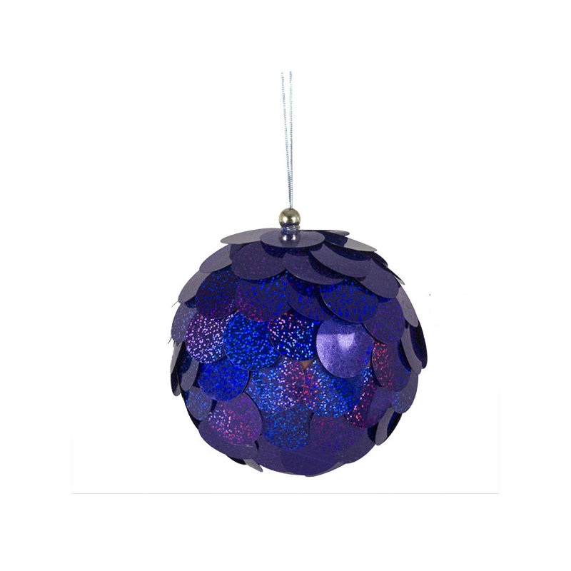 15cm Ball Ornament, Purple