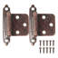 Armoire à charnière à fermeture automatique en nickel satiné (ensemble de 2)-58038250