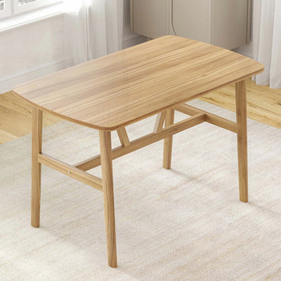 Table de salle à manger rectangulaire 47,2 "pour 4 à 6 personnes - Bois naturel