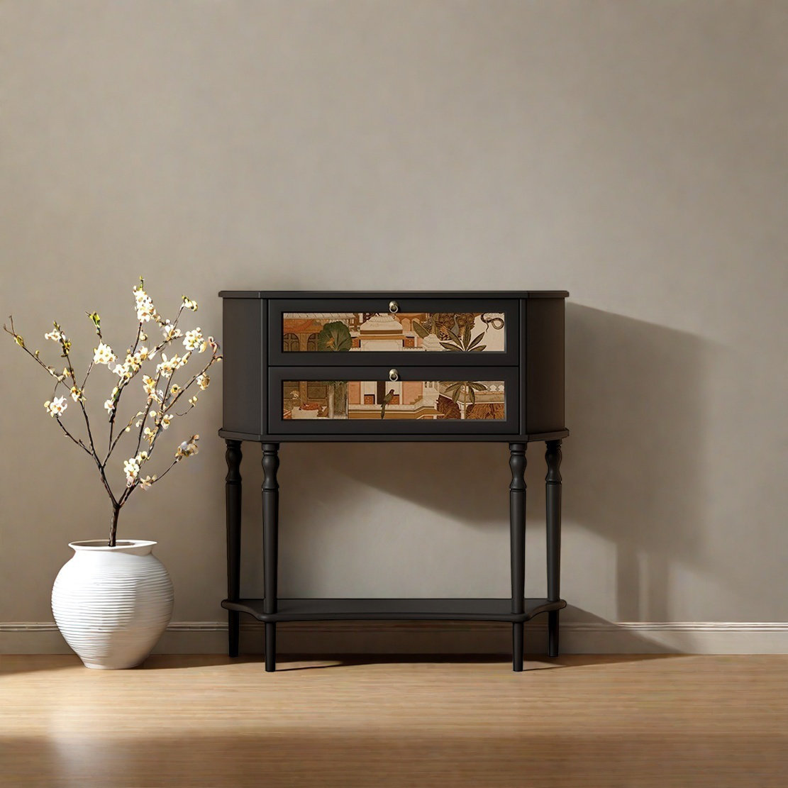 interanest Retro Minimalist Solid Wood Console Table | Wayfair