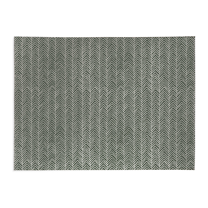 Paillasson à chevrons, L 60 po x L 84 po, Vert
