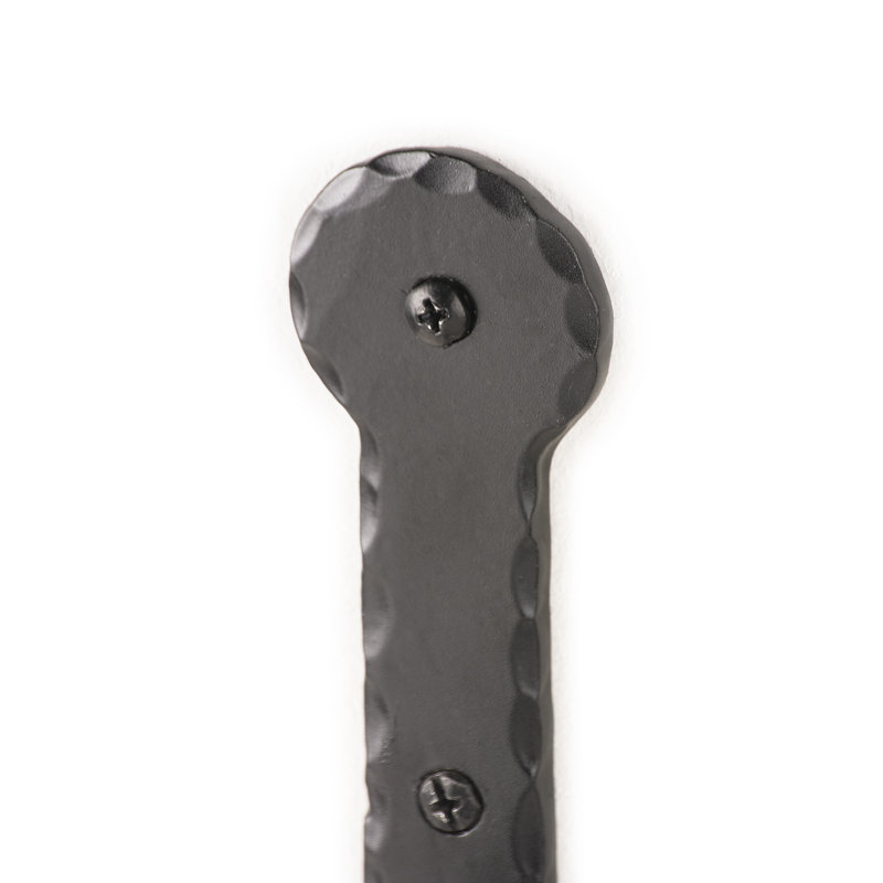 Porte-papier hygiénique forgé à la main, Noir mat
