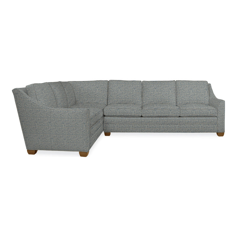 American Bungalow 2-Piece Nicholas Sectional, Casa Blanca, Bennett Carolina, No