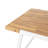 Saviel Rectangular Wood Metal Outdoor Dining Table , 35.5'' in. W 70.75'' in. D-1187525434