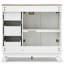 Meuble-lavabo blanc de 91 cm (36 po) avec 3 tiroirs et 2 portes et lavabo en céramique
