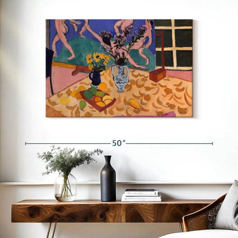Harnek Still Life With The Dance, H 26 po x l 39 po