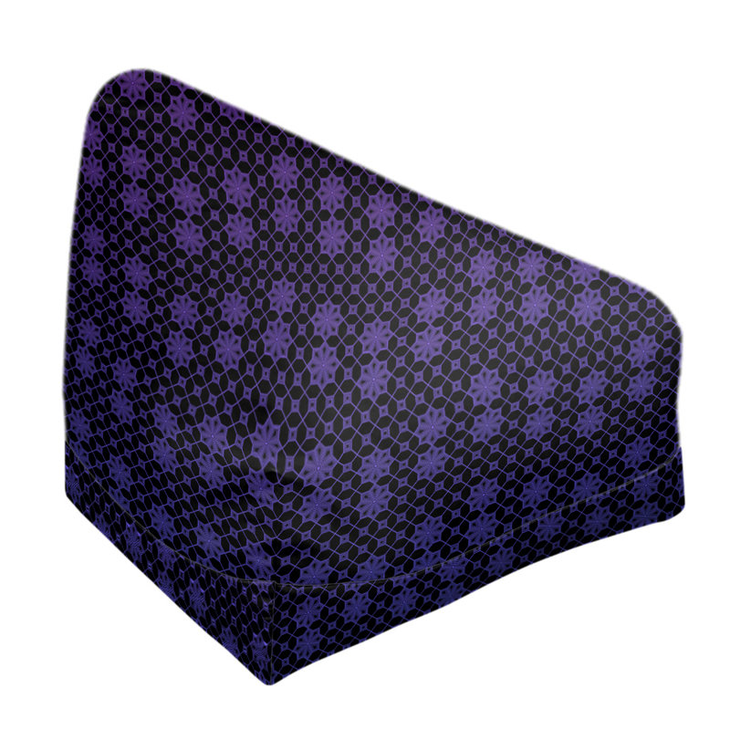 Fauteuil à billes standard & Leffel, Pas de bourre, H 120 po x l 31 po x P 60 po, Bleu / Mauve