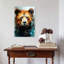Ours aquarelle intense, art mural moderne-129148613