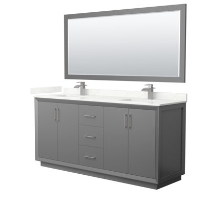 Strada 72'' W Double Vanity