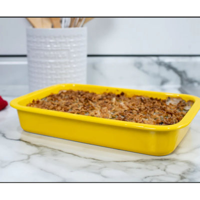 Baking Dish Yellow 304