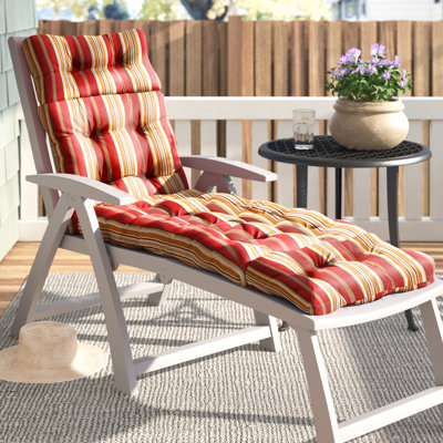 Coussin de chaise longue d'extérieur capitonné Shipton