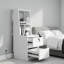 Table de chevet de style moderne avec station de charge et veilleuse, avec armoire de rangement pour chambre à coucher-1409569413