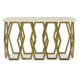 Grand Tour Furniture 66'' W Stone Console Table