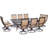 Alejandria 11 Piece Dining Set