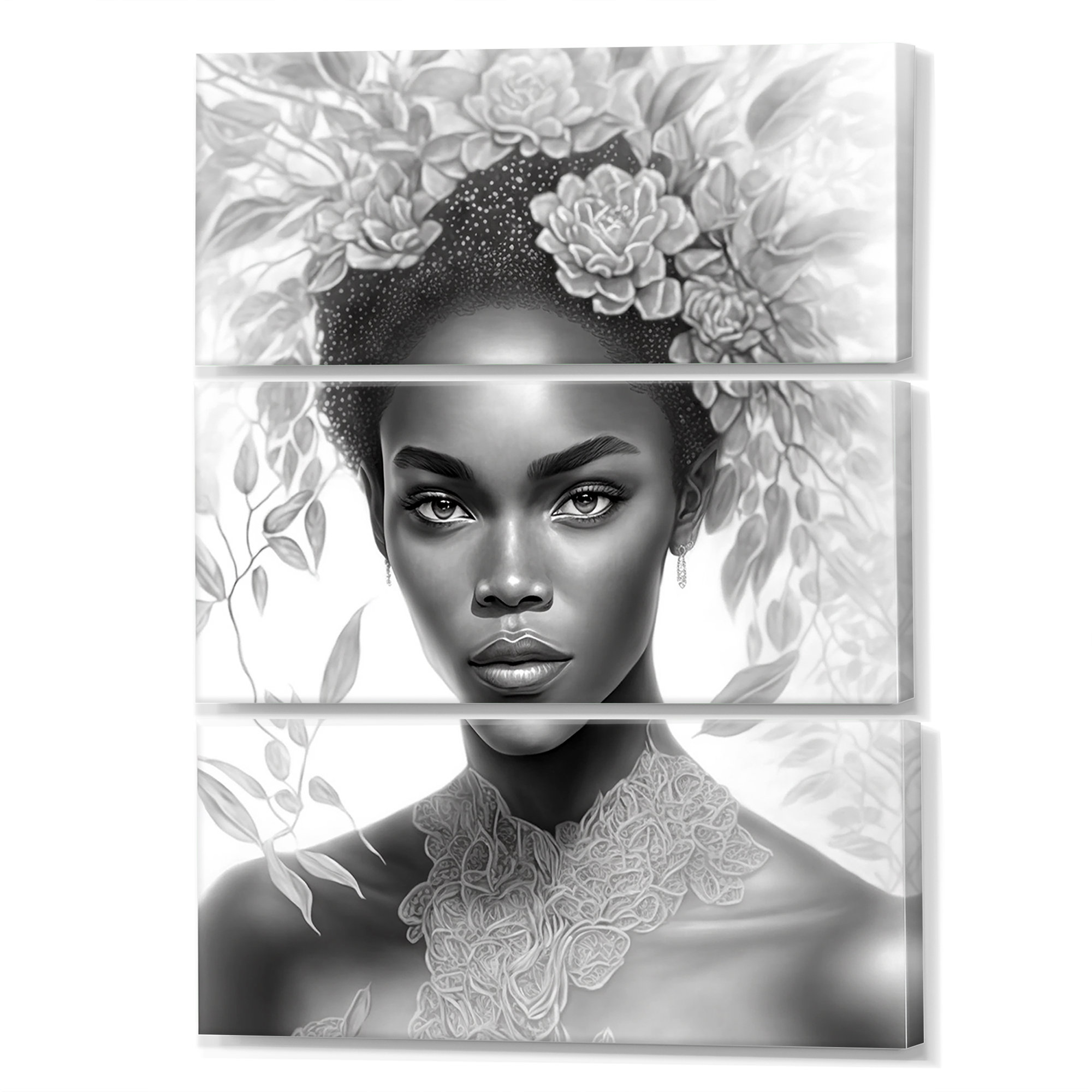 https://assets.wfcdn.com/im/53129641/compr-r85/2497/249767822/pencil-portrait-of-african-american-woman-with-flo-pencil-portrait-of-african-american-woman-with-flowers-on-canvas-3-pieces-print.jpg