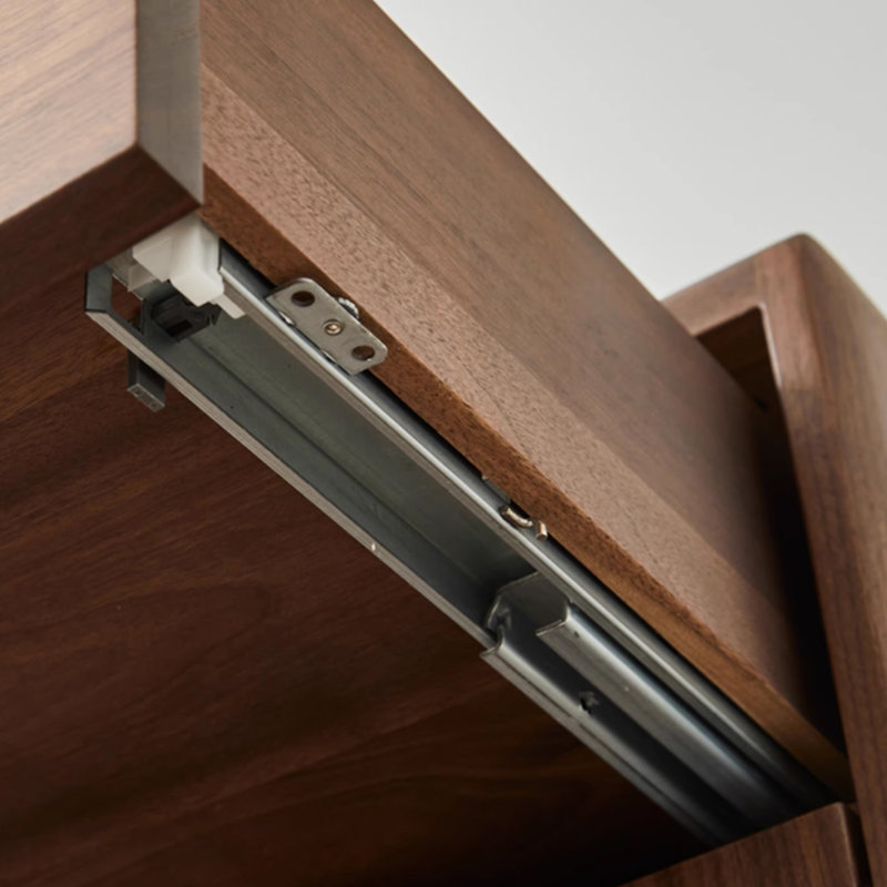 Walnut Solid Wood Accent Cabinet