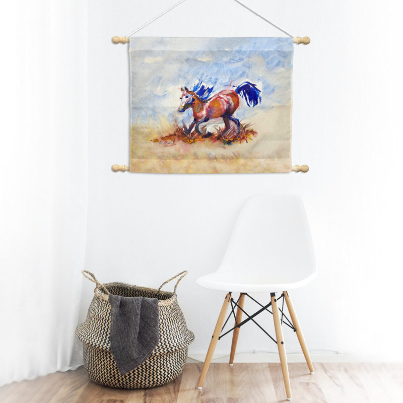 Polyester mural Betsy Wild Horse