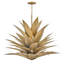 Lustre géométrique unique à 12 lumières Agave