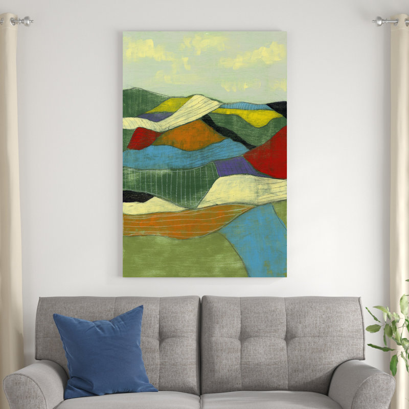 Patchwork Fields I, H 48 po x l 32 po x P 1 po