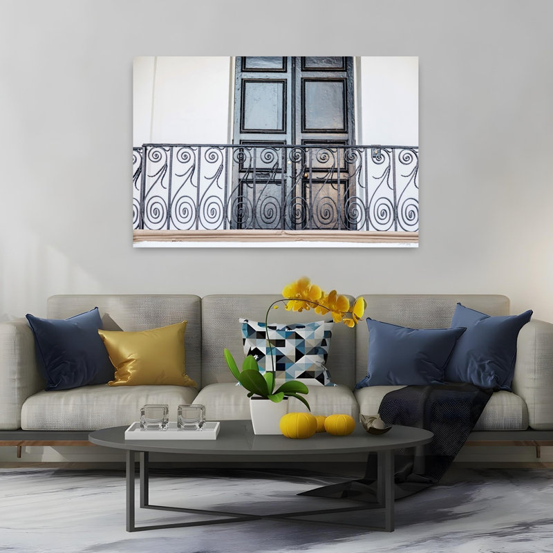 Porte magnifique art contemporain abstrait, H 60 po x l 40 po