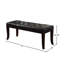 Banc capitonné pour le salon-964741475