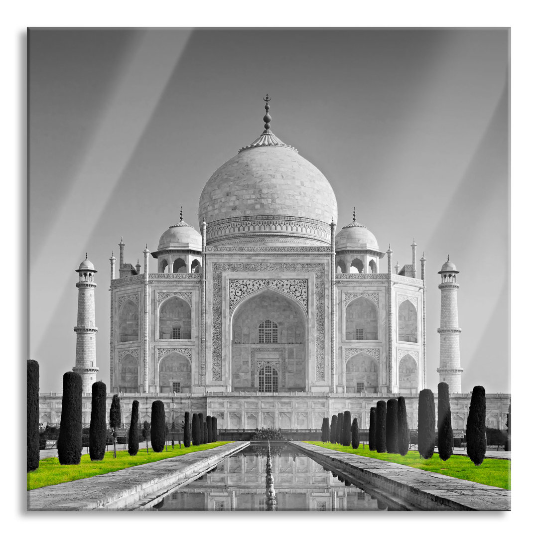 Glasbild Beeindruckendes Taj Mahal