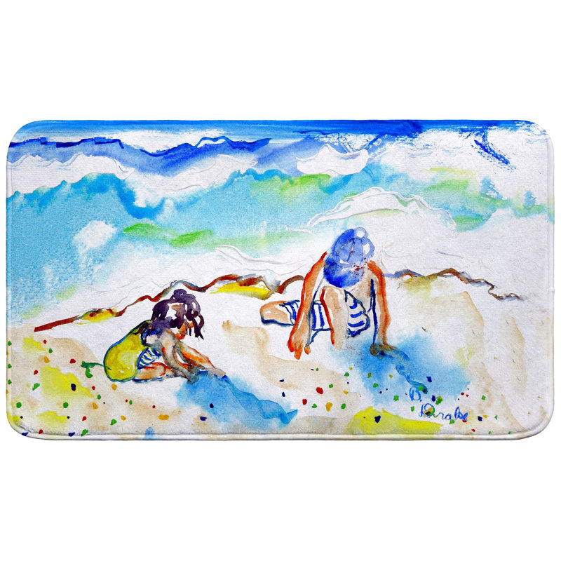 Tapis de bain Play in Sand, Simple - L 18 po x l 30 po