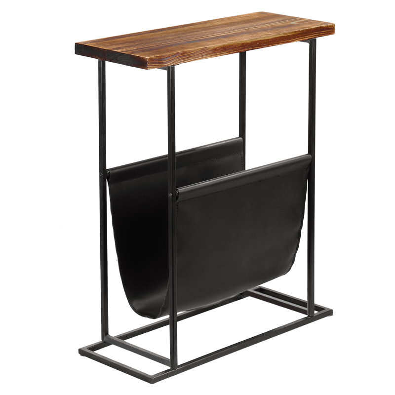 Side Table, Dark Brown