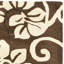 Tapis floral en laine et en viscose touffeté à la main Candelo-31778310