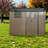 Spacious Storage Sheds, Galvanized Steel Modern Sliding Door For Backyard