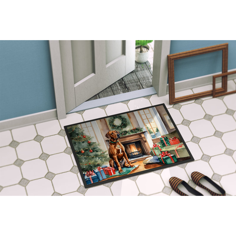 Tapis d'entrée antidérapant Jerianna, L 24 po x L 36 po