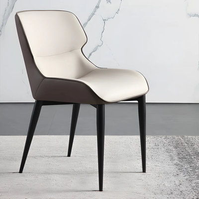 Set Of 2 Modern Elegant Dining Chairs Premium Leather Upholstery-- Arrtle Furniture