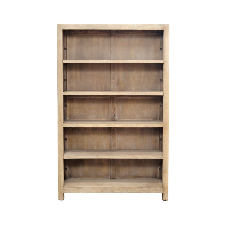 Bibliothèque standard en bois massif H 72 po x l 45 po Siebert