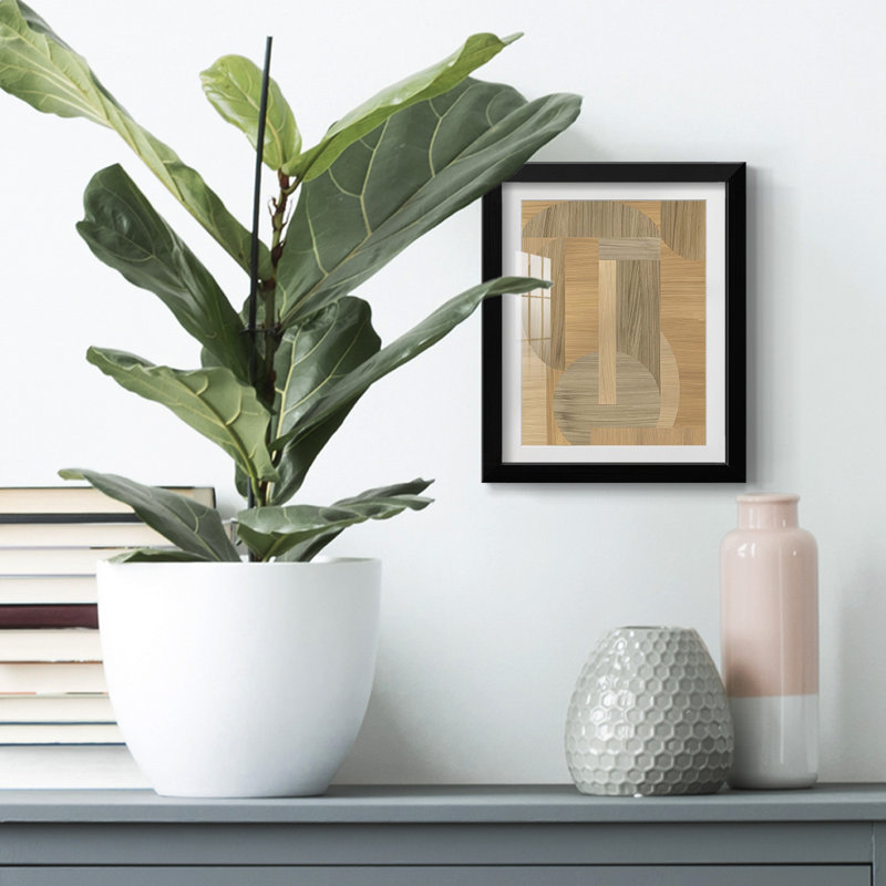 Texture Obscura I - impression encadrée, H 28,5 po x l 20,5 po, Noir
