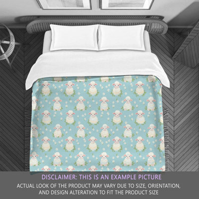 Sheep Blue Cream Bedding