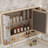 French Cream style bathroom cabinet