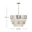 Reverie 12 - Light Unique Tiered Chandelier with Crystal Accents