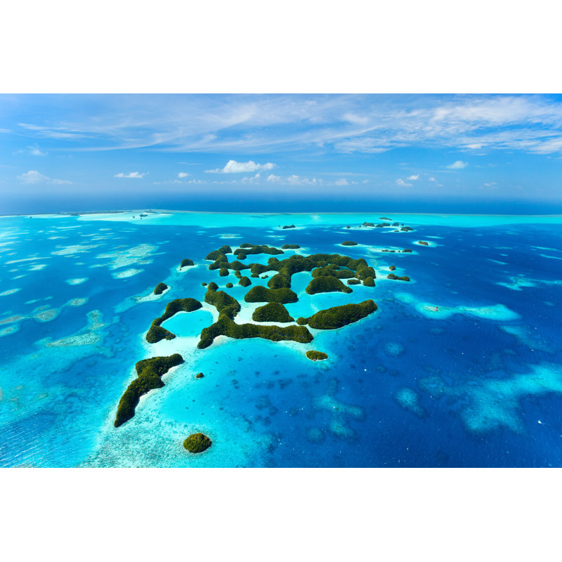 Îles Palau - photographie sur toile tendue, H 8 po x l 12 po