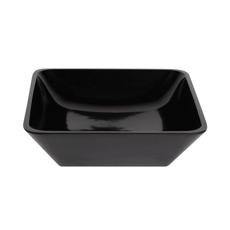 Elite Global Solutions Belize Melamine Serving Bowl, Black