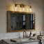 Lampe murale Lucy (verre transparent, laiton satiné)