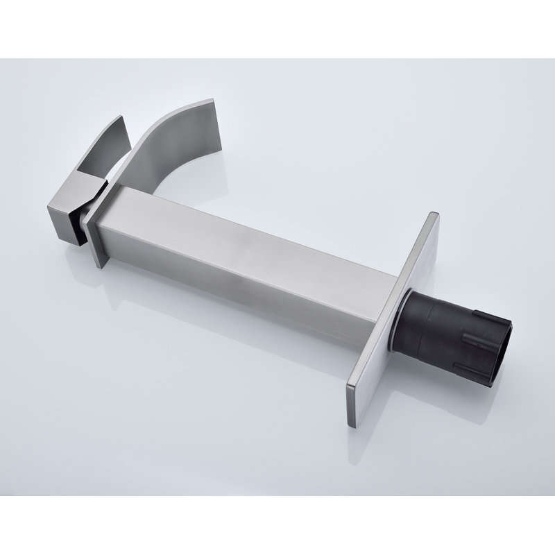 Robinet de salle de bain en acier inoxydable avec poignée simple, anti-corrosion et facile à installer
