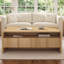 Ensemble de 3 tables basses modernes, cannelées et beaucoup de rangement, naturel-1071208782
