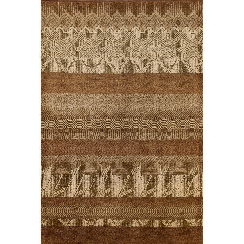 Tapis rayé Gabbeh 4 x 6