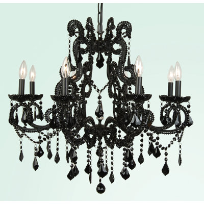 Lustre de Style 8-lumière bougie ET série