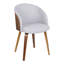 47cm H Polyester Blend Upholstered Armchair-31454850