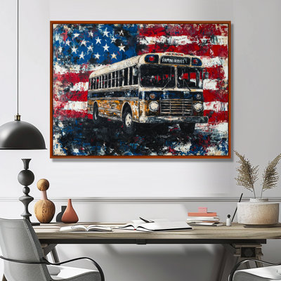«Labibah - USA Patriotist», art mural encadré